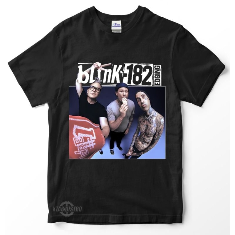 เสื้อยืดวงดนตรี Blink182 - EDGING เสื้อยืดพรีเมี่ยม Blink 182 pop punk