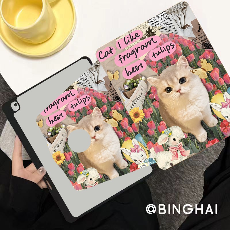 หมุนได้ 360 องศา สําหรับ for เคสไอเเพด gen10 Pro11 Air4 Air5 case Gen9 Gen8 Gen7 10.2 Gen6 gen5 เคส Air3 Pro ใส่ปากกาได
