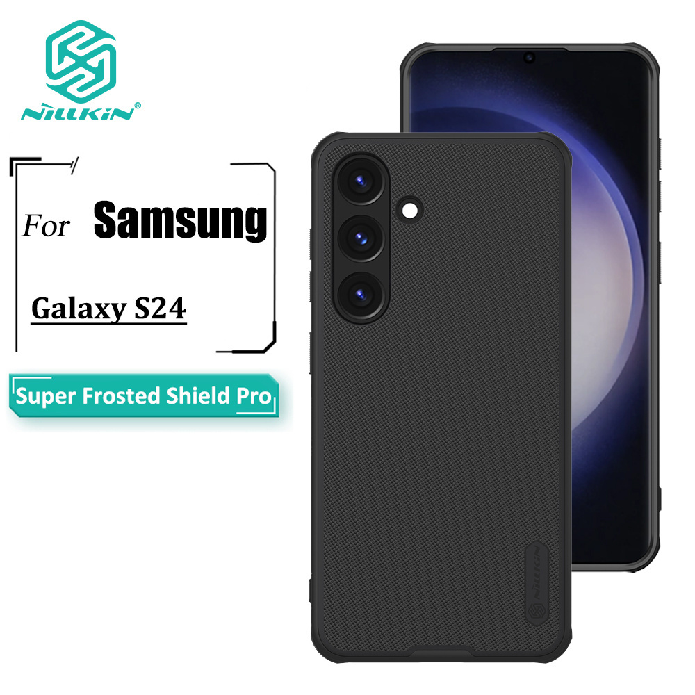 Nillkin Super Frosted Shield Pro เคส สําหรับ Samsung Galaxy S24 เคสโทรศัพท์ บางพิเศษ เคลือบด้าน TPU + PC ป้องกันลายนิ้วมือ กันกระแทก เคสด้านหลัง