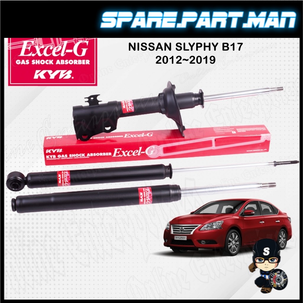 KAYABA KYB EXCEL G NISSAN SYLPHY 1.8/2.0 B17 2012~2019 โช้คอัพ 333M098 333M099 342M044