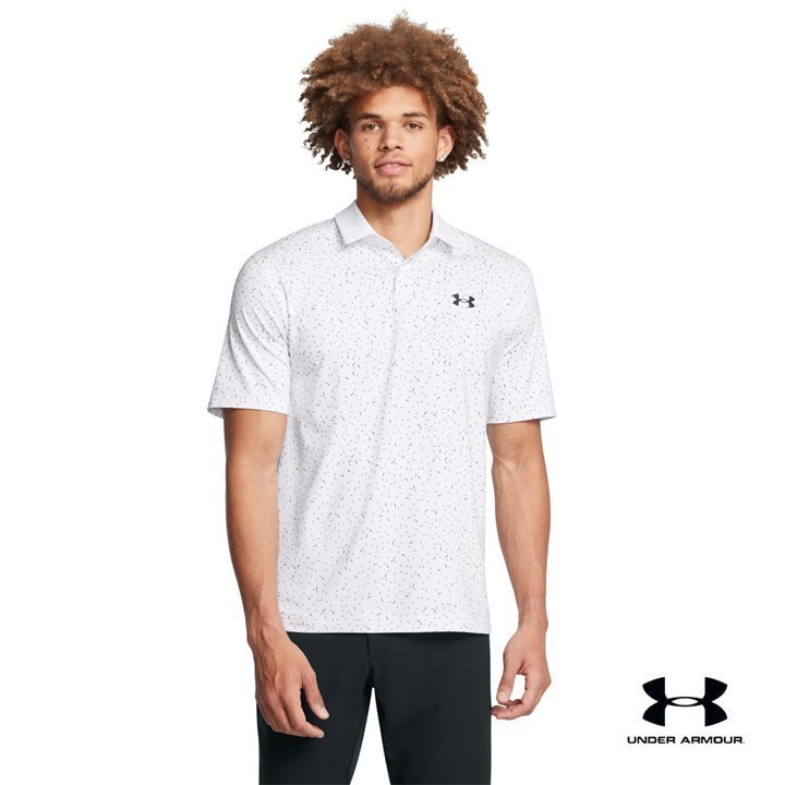 Under Armour Men's UA Tee To Green Printed Polo