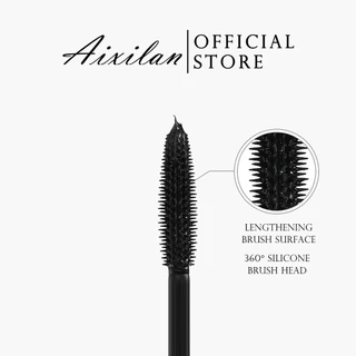 Aixilan Mirror Eyelash To Cream มาสคาร่า ที่มาพร้อมกระจก หัวแปรงซิลิโคนหมุนได้ 360 องศา 7g ขนตางอนยาวนาน 24H