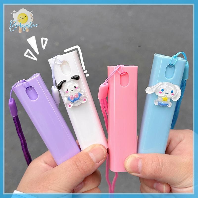 [InthehotT] 10ml Kawaii Sanrio Bottle Kuromi Cinnamoroll My Melody Student Travel เครื่องสําอางแบบพกพาน้ําหอมกดบรรจุขวด [ใหม่]