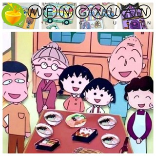 Mengxuan Kuromi หนังสือสติกเกอร์ ลายการ์ตูนชิบิ มารุโกะจัง เสียงเงียบ DIY สําหรับเด็ก