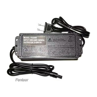 [Fenteer] อะแดปเตอร์พาวเวอร์ซัพพลาย 84W 3V~24V สําหรับพัดลม DC 3V เป็น 24V