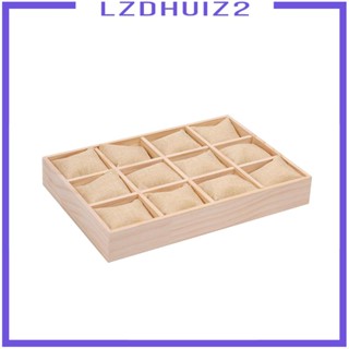 [Lzdhuiz2] ถาดวางโชว์เครื่องประดับ สร้อยข้อมือ วางซ้อนกันได้