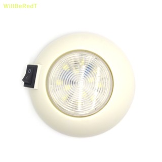 [WillBeRedT] โคมไฟ LED 12V สีขาว สีฟ้า สําหรับติดเพดานรถยนต์ รถบรรทุก รถตู้ เรือ 12V