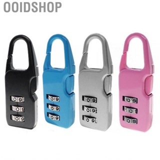 Ooidshop 3‑Digit Combination Lock Resettable  Theft Zinc Alloy Padlock for Gates Backpack Drawers