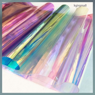 ฟิล์มอีพ็อกซี่ กลิตเตอร์ สําหรับตกแต่งเสื้อผ้า กระเป๋าเดินทาง DIY 4 แผ่น kgirgmall