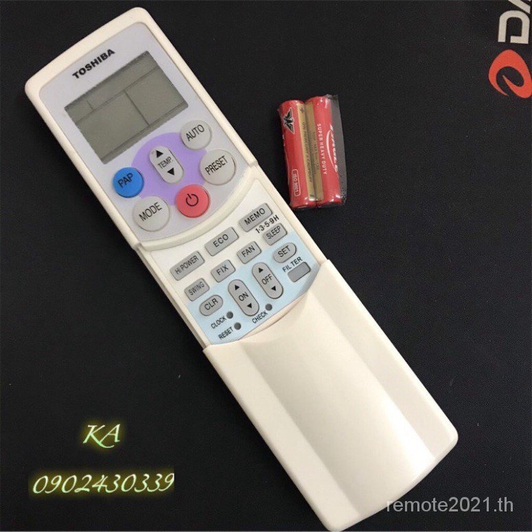 ตัวควบคุมรีโมทแอร์ Toshiba wc-h01je (6 ปุ่ม-สไลด์)-การควบคุมเครื่องปรับอากาศ Toshiba wc-h01je (6 ปุ่ม-สไลด์)