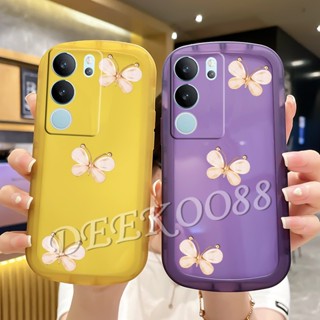 ใหม่ เคสโทรศัพท์มือถือนิ่ม กันตก ลายผีเสื้อน่ารัก 3D สําหรับ VIVOV29 VIVOV29 5G 2023