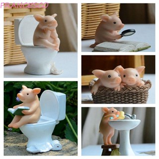 Francesco ฟิกเกอร์เรซิ่น รูปปั้นหมูน่ารัก 3D แฮนด์เมด สําหรับตกแต่งสวน