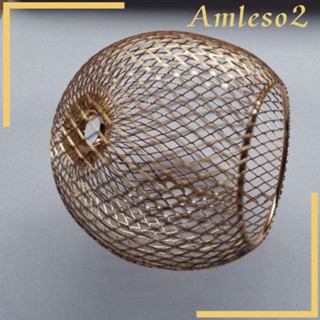 [Amleso2] ฝาครอบโคมไฟลวดเหล็ก สไตล์วินเทจ สําหรับตกแต่งบ้าน ห้องนั่งเล่น โรงแรม