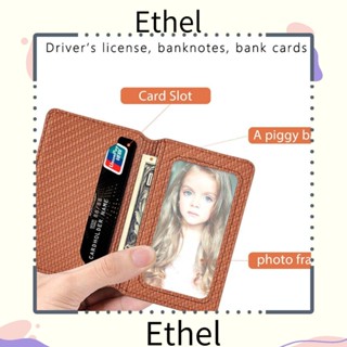 Ethel1 กระเป๋าหนังใส่บัตร โทรศัพท์มือถือ อเนกประสงค์ คุณภาพสูง