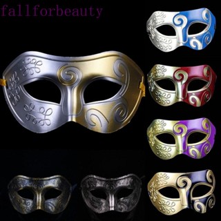 Fallforbeauty พร็อพหน้ากากคอสเพลย์ Venetian Prop สไตล์โรมัน พร็อพสําหรับเต้นรํา ปาร์ตี้ฮาโลวีน แจ๊ส ชาย และหญิง