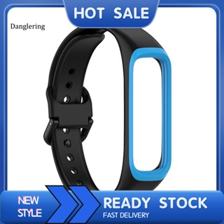 Dl R220 สายนาฬิกาข้อมือ ระบายอากาศ กันเหงื่อ พร้อมกรอบกลไก สําหรับ Samsung Galaxy Fit2