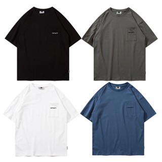 เสื้อยืด ปักลายโลโก้ Carhartt Script