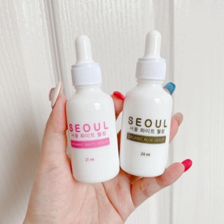 SEOUL ของแท้💯 เซรั่มโซลไวท์ขวดใหญ่  เซรั่มโซลอโลขวดใหญ่  หน้าใสลดสิว หน้าขาวกระจ่างใส  ลดเลือนรอยดำจากสิว  ลดฝ้า กระ