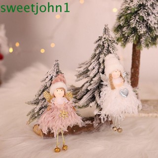 Sweetjohn จี้ตุ๊กตาคริสต์มาสน่ารัก สําหรับตกแต่งบ้าน