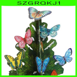 [szgrqkj1] การ์ดอวยพรคริสต์มาส 3D สําหรับวันหยุดปีใหม่ คริสต์มาส