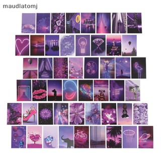 Maud โปสเตอร์นีออน สําหรับตกแต่งผนังบ้าน 50 ชิ้น