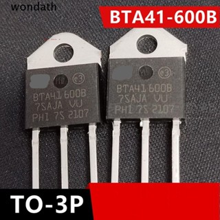 Wonda ทริกเกอร์ประตู 40A TO-3 Mosfet 3-Pin 1.3V 100mA BTA41-600B 10 ชิ้น