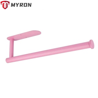 Myron ที่วางม้วนกระดาษทิชชู่ สเตนเลส ทรงสี่เหลี่ยม สีชมพู สําหรับห้องน้ํา ออฟฟิศ