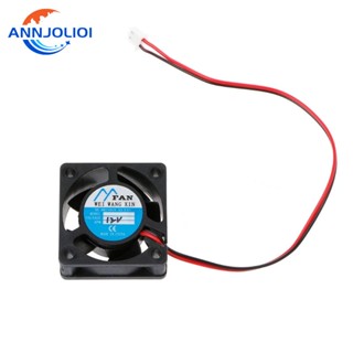 Ann พัดลมระบายความร้อน ขนาดเล็ก 40 มม. X 40 มม. X 20 มม. สําหรับ DC 12V 2Pin Brushless Cooler 5-Blade 4020 พร้อมสายเคเบิล 20 ซม.