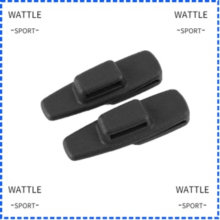 Wattle หัวเข็มขัดนิรภัย ABS กันลื่น ปรับได้ ทนทาน สําหรับรถยนต์ 2 ชิ้น