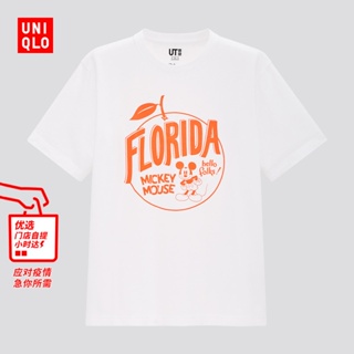 S-5XL Uniqlo เสื้อยืดแขนสั้น พิมพ์ลาย Disney Mickey MFA ARCHIVE สําหรับผู้ชาย และผู้หญิง 44950588