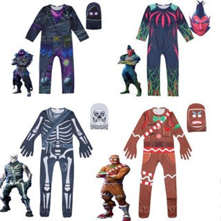 [0717]JHLQ-COS-G Movie Fortnite Childrens Costume Skull Knight Gingerbread Man Ghost Face Tights Girl girl  cosplay  3GA8