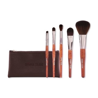 SIVANNA  5-PIECE BRUSH SET (BR1708) : ซิวานน่า ชุด เซต แปรงแต่งหน้า 5 ชิ้น x 1 ชิ้น abcmall