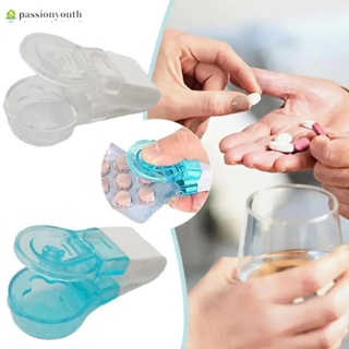  Portable Pill Taker Medicine Storage Box Anti Pollution Pill Tablet Crusher for Personal Health Care