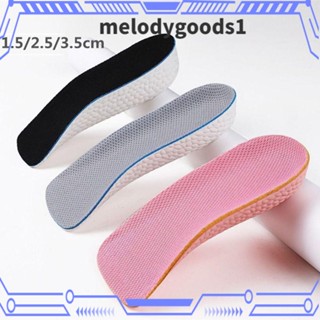 MELODYGOODS1 แผ่นเสริมส้นรองเท้า ช่วยบรรเทาอาการปวด ระบายอากาศได้ดี สามารถปรับได้