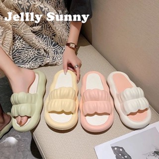  Jellly Sunny Jellly Sunny รองเท้าแตะหญิง รองเท้าแตะ ลำลองสำหรับผู้หญิง พื้นรองเท้าหนามาก Beautiful Stylish รุ่นใหม่ Comfortable FMT09 37Z230910