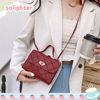 Solighter กระเป๋าสะพายไหล่ ทรงสี่เหลี่ยม สําหรับใส่โทรศัพท์มือถือ