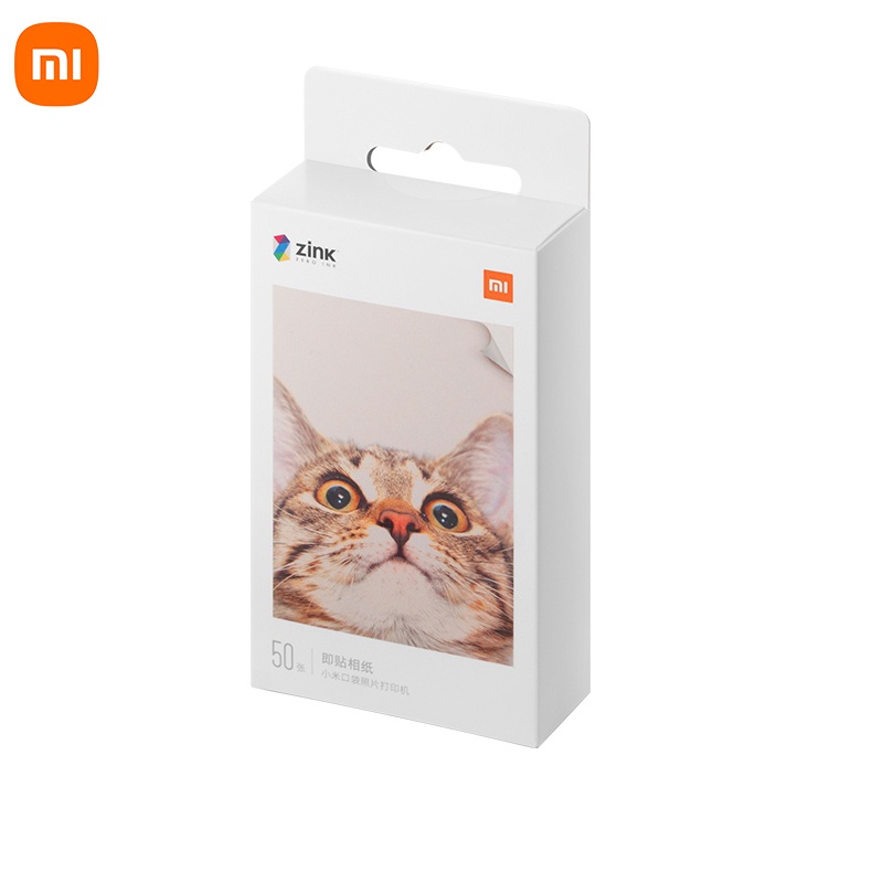 Xiaomi ZINK Pocket Printier Self-adhesive Photo Print Paper 50 Sheets For Xiaomi 3-inch Mini Pocket Photo Printer