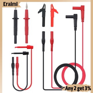 Eralml ชุดอุปกรณ์เสริม คลิปหนีบสายเคเบิล มัลติมิเตอร์ดิจิทัล อเนกประสงค์ 8 ชิ้น