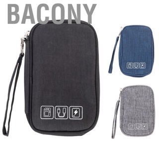 Bacony Electronic Accessories Organizer Bag Multifunction Data Cable Storage for  Chargers USB Earphones