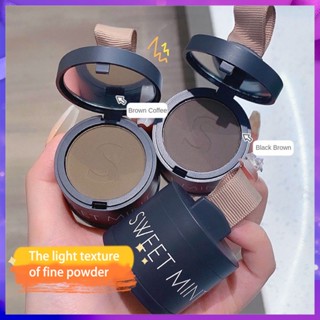 ผงคอนซีลเลอร์ ปกปิดหน้าผาก กันน้ํา กันเหงื่อ 2 สี สําหรับซ่อมแซมเส้นผม ยกผมบาง ทุกเพศ