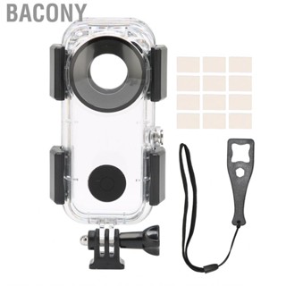 Bacony For Insta360 ONE X2   Case Transparent 40m / 131ft Depth for Diving Snorkeling Swimming