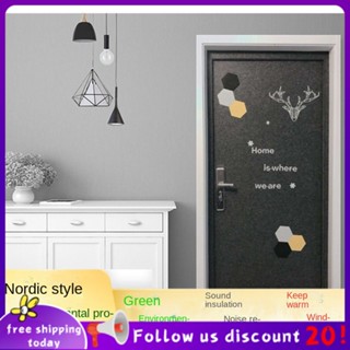 Se7ven✨Thicker door stickers custom sound insulation felt door stickers strong adhesive self-adhesive entry door wooden door creative decoration simple renovation renovation