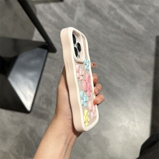 เคสโทรศัพท์มือถือซิลิโคน ลายผีเสื้อ สามมิติ สําหรับ Apple Iphone 14 14promax 13pro