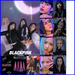 โปสเตอร์วอลเปเปอร์ GP1 BLACKPINK Jennie jisoo Lisa Rose idol PG1 สไตล์เรโทร