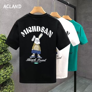 Acland เสื้อยืดผู้ชาย ผู้ชายเสื้อเชิ้ต เสื้อยืด ผ้านุ่ม ใส่สบาย ไม่หด ไม่ต้องรีด MTX2390KIA 37Z230911