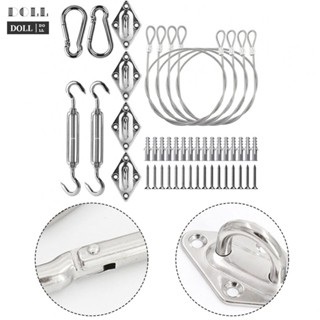 ⭐NEW ⭐1.5M Wire Rope Stainless Steel Sunshade Sail Fixing Kit! Adjust The Tension