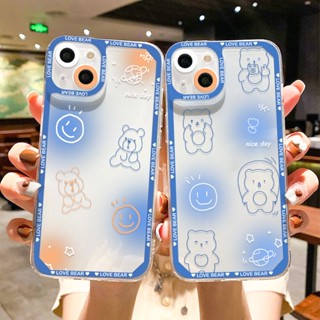 ลดน้ำหนักหมีน้อย เเคสโทรศัพท์ TPU Compatible for iPhone 11 14 13 12 15 Pro Max 7 8 14 Plus XR XS Max SE 2020