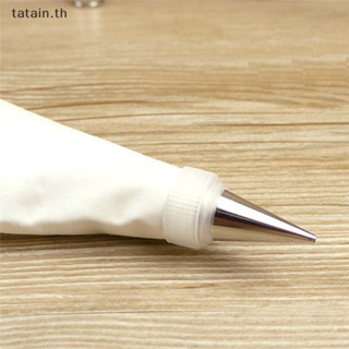 Tatain ถุงบีบครีมไอซิ่ง ใช้ซ้ําได้ 3 ขนาด สําหรับตกแต่งเค้ก DIY TH