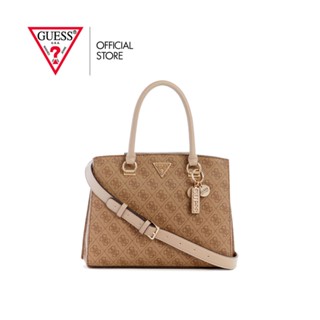 GUESS กระเป๋าถือ รุ่น BG787906 NOELLE GIRLFRIEND SATCHEL สีน้ำตาล