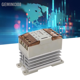 Gemini308 โซลิดสเตตรีเลย์ 3 เฟสพร้อมหม้อน้ำ 3‑32VDC แรงดันควบคุม 24‑380VAC แรงดันโหลด สีขาว